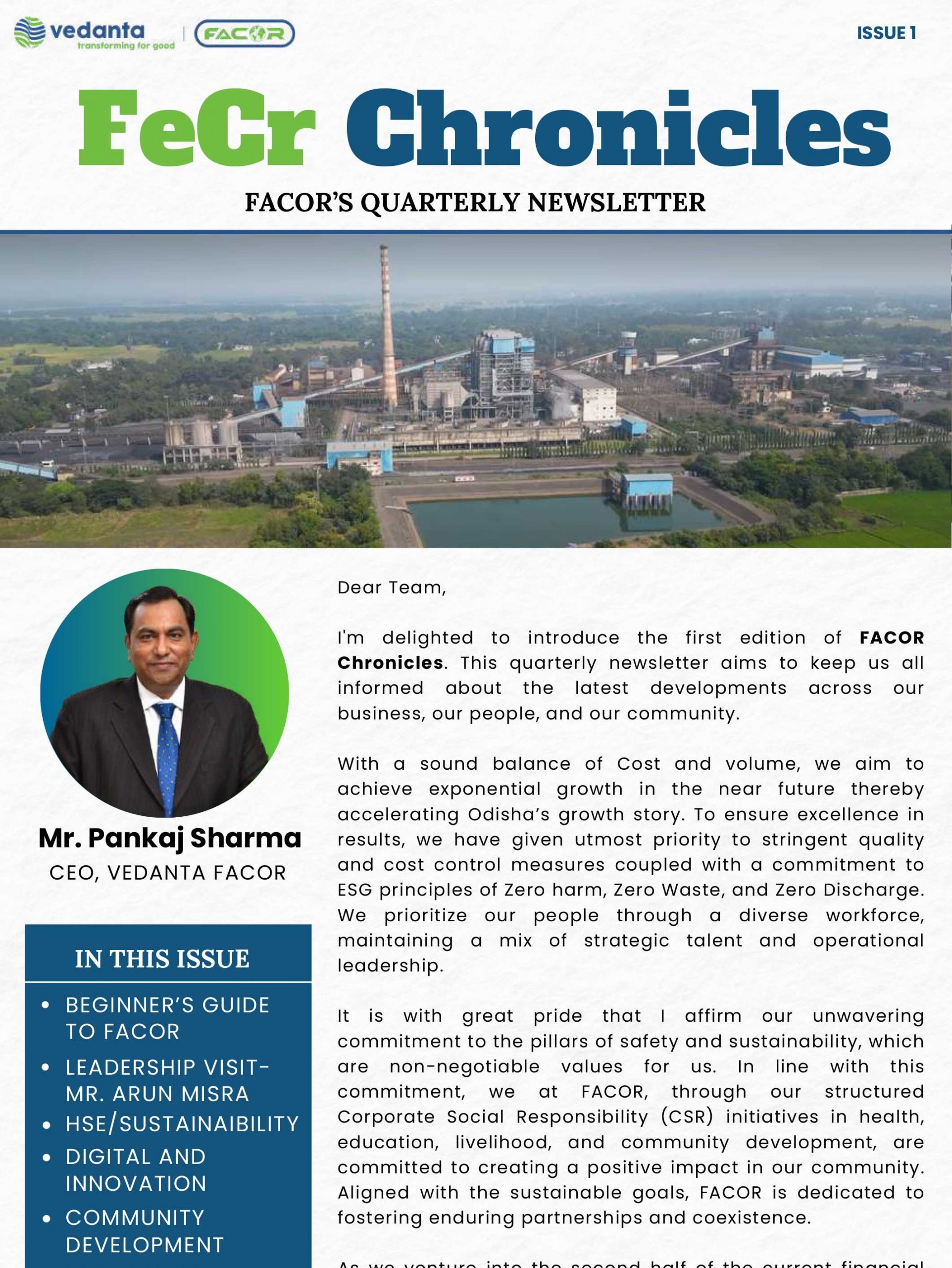 FeCr Chronicles- FACOR Quarterly Newsletter- Quarter 2